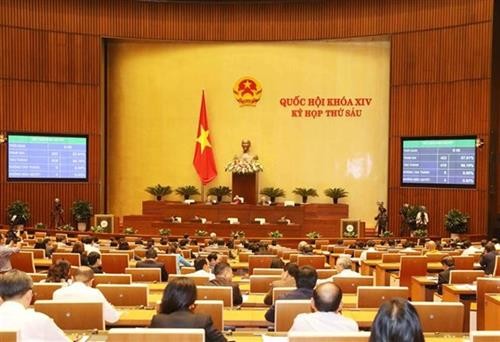 越南第十四届国会第六次会议进入第四周 将表决通过三个决议和一部法律