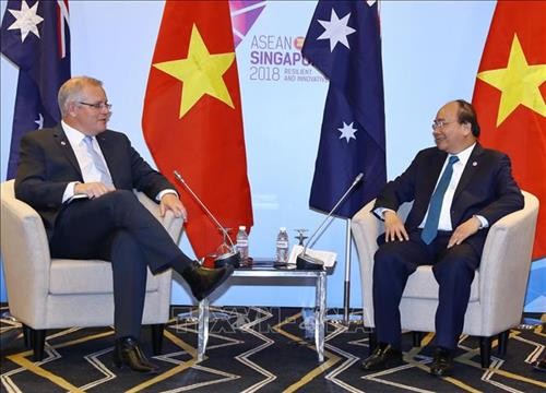 东盟峰会：越南政府总理阮春福会见澳大利亚总理莫里森