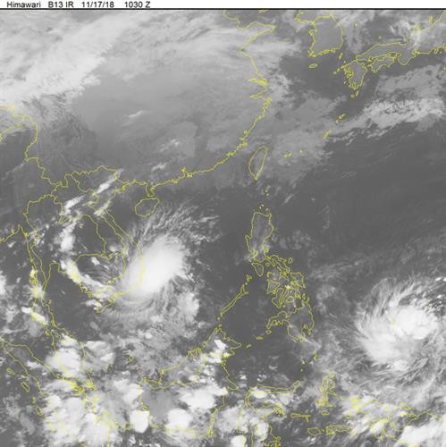 Áp thấp nhiệt đới mạnh lên thành bão số 8