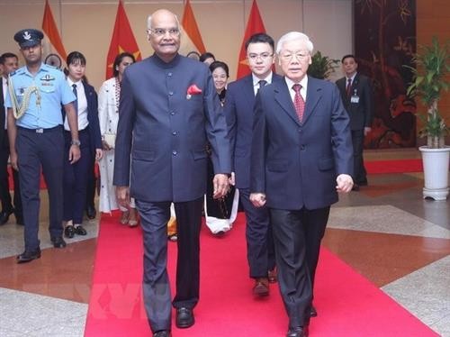印度总统拉姆·纳特·科温德圆满结束对越的国事访问