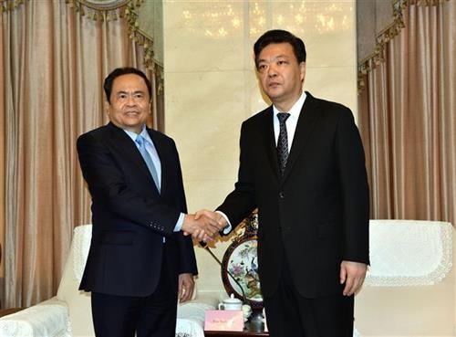 越南祖国阵线高级代表团对中国进行工作访问
