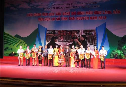 Liên hoan văn hóa văn nghệ mô hình mẫu hình làng, bản văn hóa tỉnh Thái Nguyên 2018