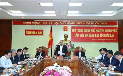 Thủ tướng Nguyễn Xuân Phúc: Đắk Lắk phải đi đầu trong việc tiến tới tự cân đối được ngân sách ở Tây Nguyên