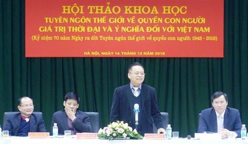 越南在促进和保护人权方面做出不懈努力