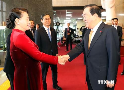 越南国会主席阮氏金银圆满结束对韩国进行正式访问之旅