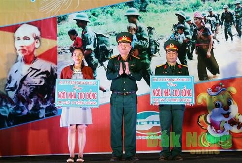 Bộ Chỉ huy Quân sự tỉnh Đắk Nông tổ chức chương trình “Xuân biên cương - Thắm tình quân dân”