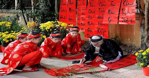 新春开笔礼——越南人祈求学有所成的美俗