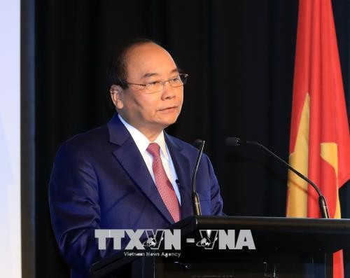 阮春福出席越南—新西兰企业论坛
