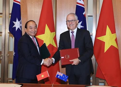越南与澳大利亚发表关于建立两国战略伙伴关系的联合声明