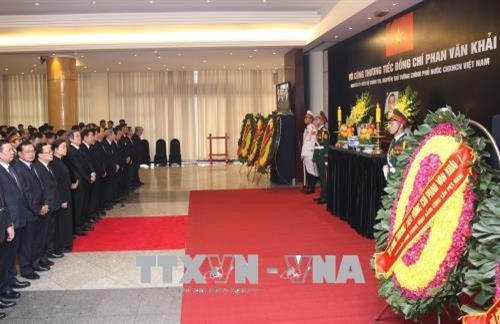 Lễ viếng nguyên Thủ tướng Phan Văn Khải tại Hà Nội