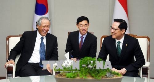 韩国和新加坡同意维持伙伴关系共同解决安全问题