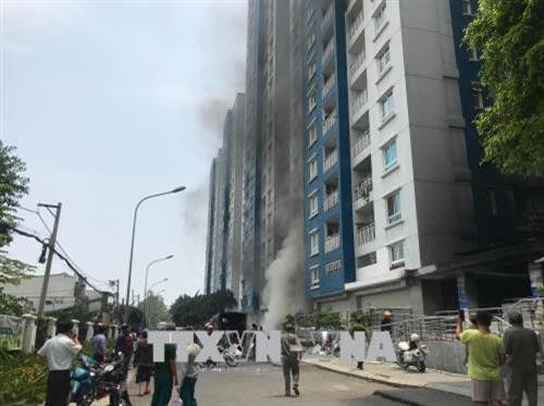 Thành phố Hồ Chí Minh: Khởi tố điều tra vụ cháy ở chung cư Carina Plaza