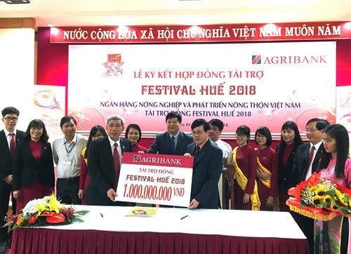 越南农业与农村发展银行成为2018年顺化文化节的第二大赞助商
