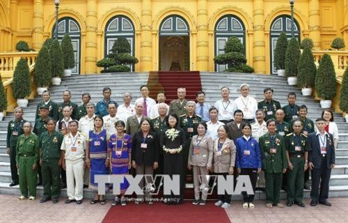 Phó Chủ tịch nước Đặng Thị Ngọc Thịnh tiếp Đoàn đại biểu người có công tỉnh Kon Tum