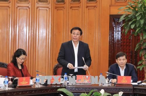 越南政府领导与最高人民检察院举行工作会议