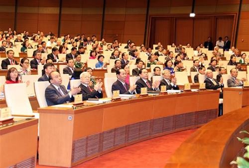 越南第十四届国会第五次会议在河内隆重开幕