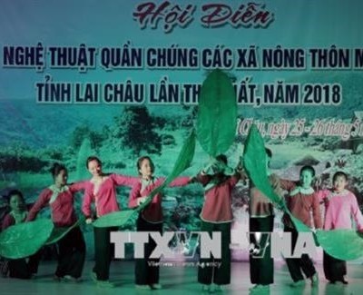 Hội diễn nghệ thuật quần chúng các xã nông thôn mới lần 1 ở Lai Châu