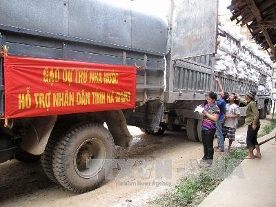 Xuất gạo dự trữ quốc gia cho tỉnh Hà Giang năm 2018