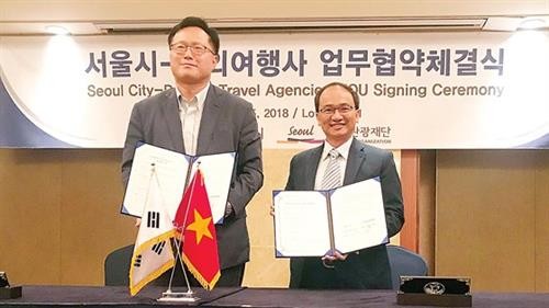 西贡旅行社与首尔市政府签署合作备忘录
