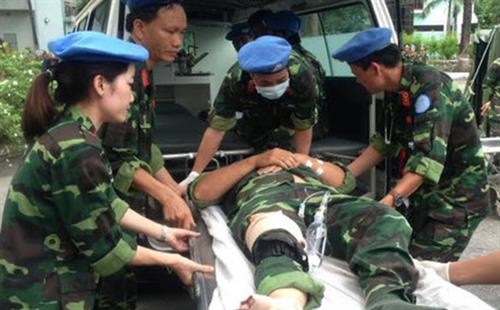 越南野战医院为参与南苏丹维和任务做好了充足的准备