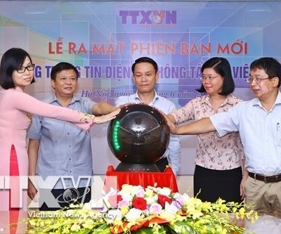 Khai trương phiên bản mới Cổng thông tin điện tử Thông tấn xã Việt Nam