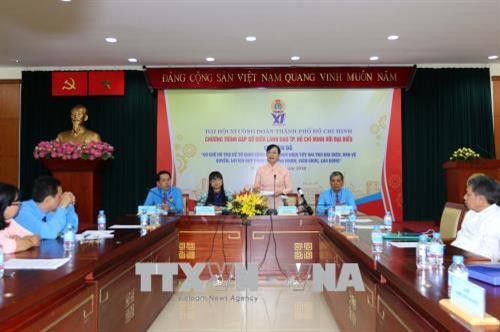 Công nhân kiến nghị nhiều vấn đề bức thiết với lãnh đạo Thành phố Hồ Chí Minh