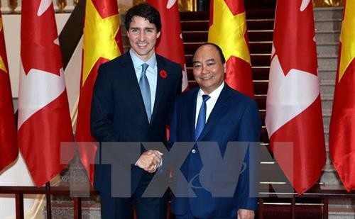 阮春福访问加拿大：保持越加全面伙伴关系发展势头