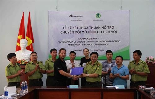 越南Yok Don国家公园加入全球护象阵营 签署了“大象友好型旅游”承诺