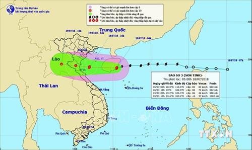 18日傍晚第三号台风将直接影响北部和中部 全力以赴做好台风防御工作