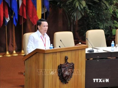 越通社社长阮德利在圣保罗论坛上发表重要讲话