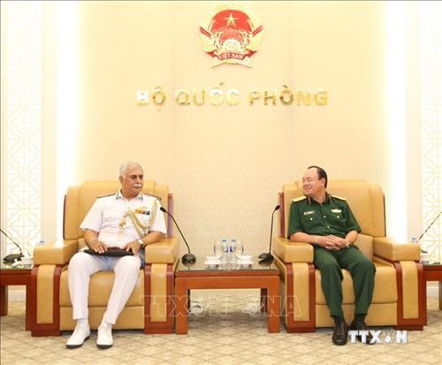 越南与印度两国海军加强合作