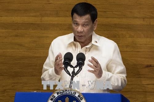 菲律宾总统杜特尔特发表任内第三份国情咨文