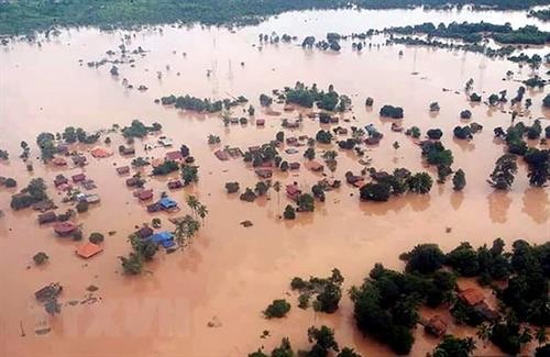 老挝水电站大坝倒塌事故：韩国向老挝提供价值100万美元的紧急援助
