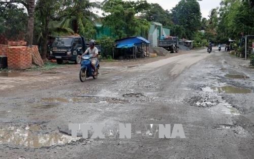 Tiềm ẩn nguy cơ tai nạn giao thông trên Quốc lộ 80, tỉnh Kiên Giang