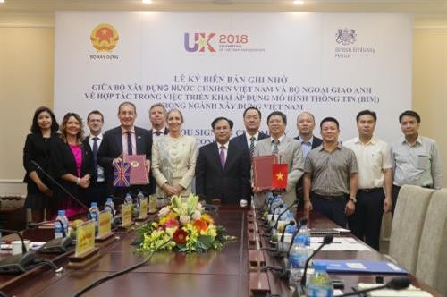 越南建设部与英国外交和联邦事务部共同合作发展BIM模型