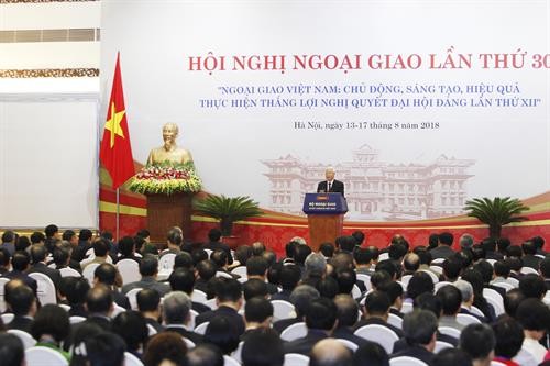 第30届外交会议：越南驻外代表机构主动推动贸易投资合作