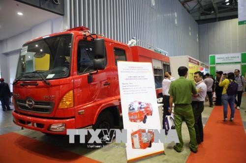 Giới thiệu nhiều công nghệ hiện đại tại Triển lãm quốc tế về phòng cháy chữa cháy