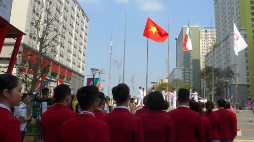 ASIAD 2018：越南体育代表团旗帜升旗仪式