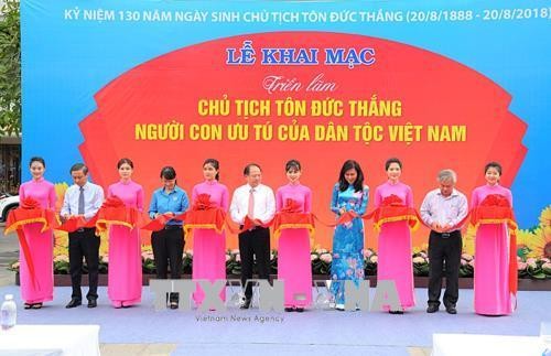 Triển lãm ảnh “Chủ tịch Tôn Đức Thắng - Người con ưu tú của dân tộc Việt Nam”