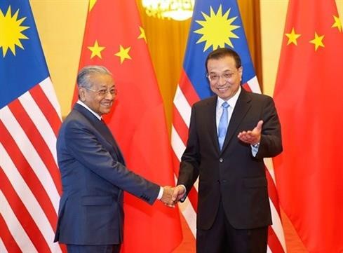 中国和马来西亚推动双方关系上升到新高度