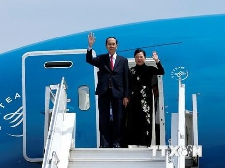 越南国家主席陈大光开始对埃塞俄比亚进行国事访问