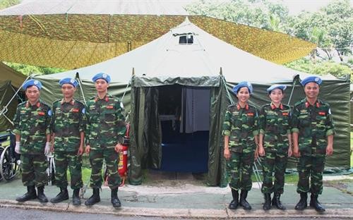 参加联合国维和力量的野战医院出兵仪式准备工作基本就绪