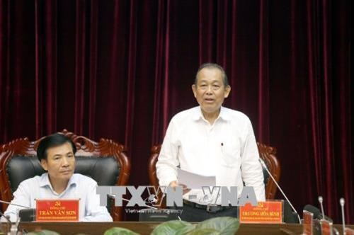 Phó Thủ tướng Trương Hòa Bình: Chủ động kiểm soát tình hình dân di cư ngoài kế hoạch ở Điện Biên