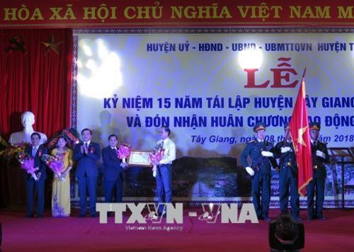 Quảng Nam: Huyện biên giới Tây Giang đổi thay từng ngày