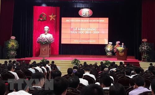 胡志明国家政治学院2018-2019学年正式开学
