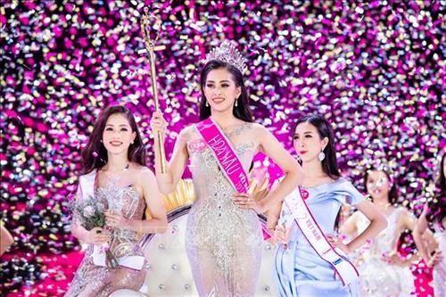 陈小微成功夺得2018年越南小姐大赛的后冠
