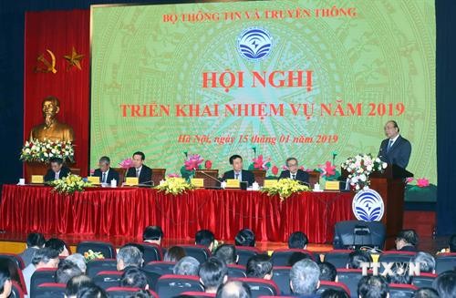 越南政府总理阮春福：提高越南信息通信技术指数排名是信息与传媒部的责任