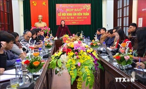 Lễ khai ấn đền Trần (Nam Định) năm 2019: Đảm bảo đủ ấn phát cho nhân dân, du khách