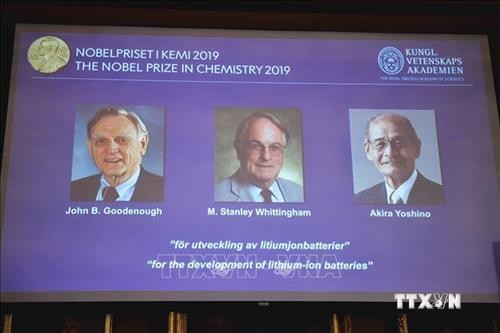 Giải Nobel Hóa học 2019 mở đường cho nguồn năng lượng thay thế trong tương lai