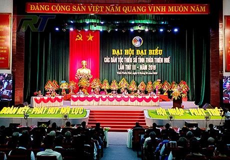 Đại hội đại biểu các dân tộc thiểu số tỉnh Thừa Thiên - Huế lần thứ III - năm 2019